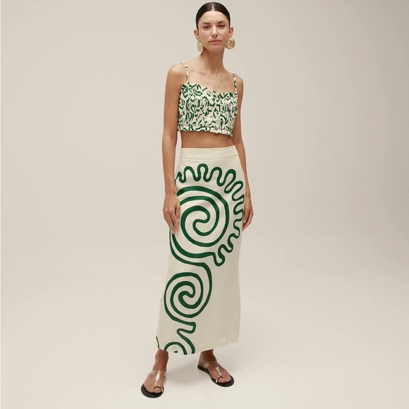 Cala De La Cruz Dresses & Skirts - Cala De La Cruz Maxi Skirt and Crop Set
